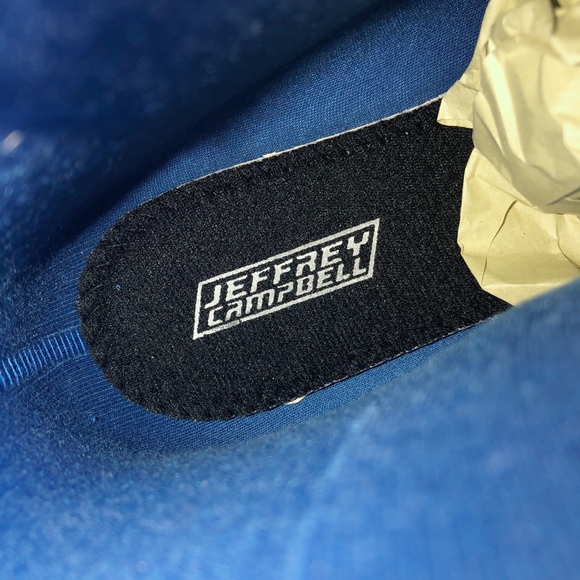 Jeffrey Campbell Cloudy Chelsea Rain Boot Comic - Picture 5 of 7